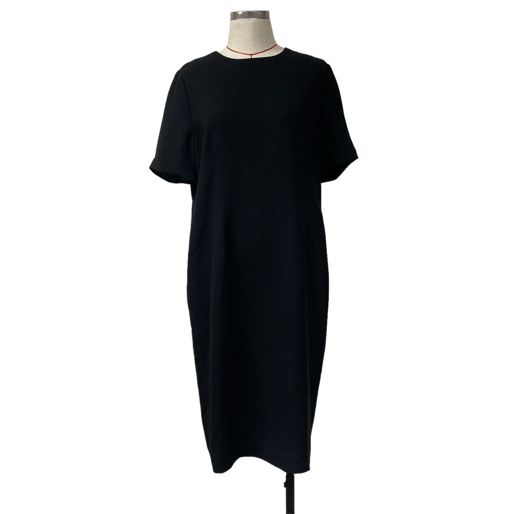 Vintage Anne Crimmins UMI Collections Womens Size 14 Black Dress
